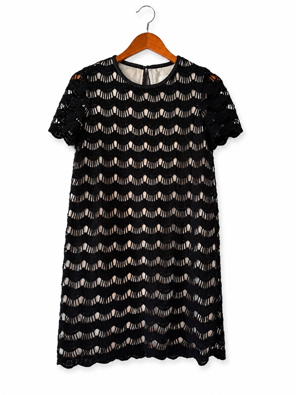 kate spade Black Crochet Lace Mini Dress